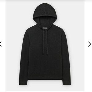 Naadam Signature Cashmere Hoodie in Black
